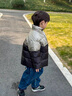 迪士尼男童羽絨服冬季2025新款兒童冬裝加厚衣服洋氣外套男孩保暖面包服 黑色 120cm 曬單實拍圖