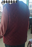 俞兆林（YUZHAOLIN）老年人秋裝女馬甲胖奶奶秋冬裝加絨加厚坎肩媽媽大碼保暖背心馬夾 酒紅色【上衣】 6XL 建議150-165斤 曬單實(shí)拍圖