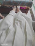 蔓尔依连衣裙女装2024年新款夏装夏季韩版时尚小个子两件套套装裙气质洋 米白条纹上衣+白色半身裙 S 实拍图