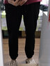 幻黛休閑褲女秋季新款燈籠褲寬松哈倫動(dòng)褲束腳百搭衛褲 黑色九分-加絨 XXL【建議135-150斤】 曬單實(shí)拍圖