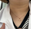 Grace Girl18K金四葉草項鏈女輕奢鎖骨鏈表白走心七夕情人節(jié)生日禮物送女友 曬單實拍圖