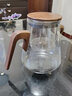 邦田（Bonston）磁吸玻璃內(nèi)膽飄逸杯一鍵過濾泡茶壺茶水分離懶人簡易可拆洗茶具 胡桃木800ml+恒溫寶 曬單實(shí)拍圖