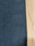 诺罗免打孔窗帘魔术贴简易短帘卧室纯色全遮光防晒隔热 涤阳麻蓝色 魔术贴式 成品：宽1.5米*高1.5米/1片 实拍图
