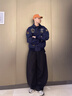 VIP飛行潮牌秋季飛行員夾克男ma1棒球服大碼寬松刺繡外套 寶藍(lán)色 XL 曬單實(shí)拍圖