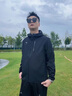 安踏（ANTA）外套男寬松加絨保暖夾克休閑跑步衛(wèi)衣百搭開衫防風連帽運動風衣男 基礎黑【加絨】 L /175 曬單實拍圖