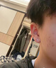 YIZUN. CHOMEL莫桑石耳釘養(yǎng)耳洞925銀耳骨釘男女氣質(zhì)耳飾高級(jí)感520禮物送男朋友  莫桑石耳釘4mm 曬單實(shí)拍圖