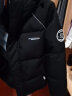 鸭鸭（YAYA）反季羽绒服男短款鸭绒连帽韩版时尚商务休闲保暖防寒外套D YE3B718135W-黑色 170/88A 实拍图