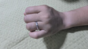 范詩(shī)澤999足銀情侶戒指男女款輕奢小眾設(shè)計(jì)感莫桑石鉆戒結(jié)婚戒七夕禮物 925純銀男戒指+精美禮盒 開(kāi)口可調(diào)節(jié) 曬單實(shí)拍圖