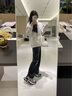 CHERY KALLY【幽境朦朧】輕奢黑色單鞋女2025新款真皮增高小皮鞋女 CHERY&KALLY 黑色 36 曬單實(shí)拍圖