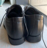 回力（Warrior）男鞋正裝商務(wù)英倫厚底新款皮鞋男秋季休閑西裝新郎鞋結婚鞋男士 暗夜黑 （內增高2.5CM） 39 曬單實(shí)拍圖