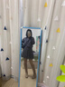 她芙（tafu）品牌女裝款西裝連衣裙女2025春秋季新款法式韓版顯瘦百褶裙兩件套 灰色 M 曬單實(shí)拍圖