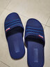 回力男拖鞋夏季男士休閑舒適一字拖室內外居家情侶防滑男女涼拖鞋 藍色 44 曬單實(shí)拍圖