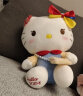 Hello kitty 正版凯蒂猫公仔猫咪玩偶毛绒玩具安抚布娃娃靠垫枕头 送女友老婆男女孩520情人节生日礼物女生礼品陪睡觉抱枕 40cm紫色牛仔裙 实拍图