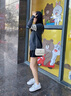 ClareKalen輕奢品牌包包女包斜挎包單肩包小方包情人節(jié)生日禮物送女友 米白色 曬單實拍圖