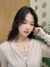 黛瑞思輕奢幸運(yùn)四葉草項(xiàng)鏈女時(shí)尚飾品七夕情人節(jié)生日禮物送女友老婆閨蜜 足銀一見鐘情托帕石藍(lán)鉆豪華禮盒 曬單實(shí)拍圖