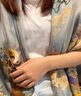 RORONOA 敦煌印象！雙縐真絲！桑蠶絲長條絲巾女春夏季韓版百搭長圍巾領(lǐng)巾【好物】 敦煌印象(150*35) 曬單實拍圖