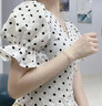 Grace Girl鉆石四葉草手鏈女生輕奢雙層設計玫瑰金首飾生日情人節禮物送女友 鉆石雙層手鏈-本地倉 曬單實(shí)拍圖