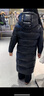 波司登（BOSIDENG）泡芙羽絨服于適同款男女同款情侶裝長(cháng)款連帽新國標外套 曜金黑-亮光8613 M 165/88A 體重約120-140斤 曬單實(shí)拍圖