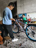 鎧美爾自行車成人男女山地車變速兒童減震單車學(xué)生代步車 彩圈-旗艦版-【輻條輪】白藍(lán)色 21速 26寸 曬單實(shí)拍圖