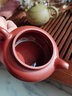一砂一礫 宜興名家紫砂壺全手工壺茶壺功夫茶茶具 家藏大紅袍 150cc 仿古壺 曬單實(shí)拍圖