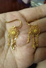 菜百首飾 黃金耳飾 足金捕夢(mèng)系列夢(mèng)幻捕夢(mèng)網(wǎng)耳飾 時(shí)尚女款耳飾  計(jì)價(jià) HJ 黃金耳飾 約3.76g 曬單實(shí)拍圖