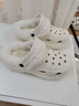 木清清手術(shù)室專(zhuān)用拖鞋男女防滑冬季醫院工作醫生加絨防水護士棉洞洞拖鞋 【白色裸鞋】加絨洞洞鞋 36-37 (230mm) 可拆卸內里 曬單實(shí)拍圖