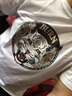 陌汀潮牌虎頭短袖T恤男2025新款寬松ins潮流男士寬松純棉大碼男裝上衣 白T 0018 M 曬單實(shí)拍圖