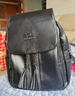 北狐真皮雙肩包女2025新款時(shí)尚百搭休閑背包軟皮牛皮大容量旅游書(shū)包j 黑色 曬單實(shí)拍圖