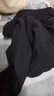 特步（XTEP）運動褲男加絨長褲冬季加厚保暖棉褲休閑褲子男寬松大碼束腳褲衛(wèi)褲 黑黃【加厚加絨】 L175 曬單實拍圖