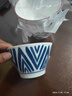 惠麗源 日式釉下彩陶瓷碗單個飯碗面碗小湯碗高腳5英寸斗笠碗創(chuàng)意家用 4個裝 曬單實拍圖