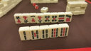 望京扑克（Wangjing Poker）麻将牌袖珍手搓32mm迷你旅行麻将套装便携宿舍小麻将144张带桌布 实拍图