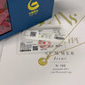 中國(guó)黃金（CHINA GOLD）玫瑰花黃金項(xiàng)鏈女足金鑲玉吊墜七夕情人節(jié)禮物送女朋友媽媽 足金玫瑰花和田玉掛墜+k金鏈子【投資金】 曬單實(shí)拍圖