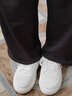 回力女鞋厚底鞋子女春秋新款潮流ins網(wǎng)紅百搭休閑鞋學生運動板鞋 米卡其-四季 38 曬單實拍圖