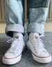 Converse匡威男鞋女鞋2026春季新款低幫帆布鞋百搭小白鞋運動(dòng)鞋經(jīng)典休閑鞋 101000 39 曬單實(shí)拍圖