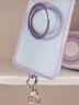 名創(chuàng)優(yōu)品（MINISO）【100%好評】適用蘋果16ProMax手機殼iPhone16Pro保護(hù)殼磁吸防摔全包磨砂防指紋360°旋轉(zhuǎn)支架女 【淡紫色】舒適手感 | 無感支架 |氣囊防摔 iPhone  曬單實拍圖
