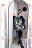 GIAVENTOLA新款美拉德流蘇格子披肩女外搭百搭空調(diào)房毛毯斗篷式披風(fēng)外套 氣質(zhì)灰 曬單實拍圖