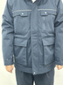 耐帝工作服冬季防靜電戶(hù)外防寒服男棉衣石墨烯內膽冷庫勞保服三防工裝 【三防/426短款】單上衣-藏藍色 XL (175) 曬單實(shí)拍圖