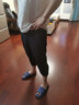 阿迪達斯（adidas）男褲長(cháng)褲 25冬新款跑步訓練褲休閑時(shí)尚褲透氣舒適針織棉質(zhì)運動(dòng)褲 黑/束腳褲/刺繡LOGO 2XL 【185-190cm/190-200斤】 曬單實(shí)拍圖