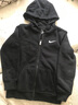 NIKE 耐克小童裝男童保暖加絨外套秋冬兒童開(kāi)衫連帽衛衣 正黑色 130 /64 【建議身高116-122cm】 曬單實(shí)拍圖