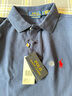 Polo Ralph Lauren 拉夫勞倫【七夕禮物】男裝 經(jīng)典款修身網(wǎng)眼布短袖網(wǎng)球衫RL13503 400-藍色 S 曬單實拍圖