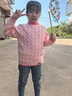史努比兒童毛衣男女童冬裝加絨加厚圓領(lǐng)套頭針織打底衫中大童保暖線(xiàn)衣 粉色不加絨 150 (建議身高140左右) 曬單實(shí)拍圖