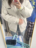 DXOT美式加厚棒球棉服外套女冬季2024新款設(shè)計(jì)感飛行員機(jī)車服夾克寬松 淺灰色  M 曬單實(shí)拍圖