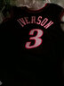 NBA官方Mitchell&Ness76人艾弗森球衣00-01賽季球迷版復古運動背心 黑色1 2XL 曬單實拍圖