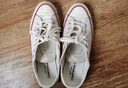 匡威（Converse）1970s男女鞋經(jīng)典三星標(biāo)低幫情侶帆布鞋運(yùn)動休閑板鞋學(xué)生鞋多巴胺 162062C 米白低 37.5 /5 曬單實(shí)拍圖
