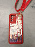 古風(fēng)雷 適用OPPOReno6Pro +手機殼新年女款腕帶支架掛繩Reno6可愛(ài)卡通中國風(fēng)小羊皮全包 OPPOReno6【紅色-平安喜樂(lè )】+ 曬單實(shí)拍圖