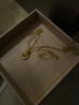 六福珠寶足金環(huán)環(huán)相扣碎碎冰黃金項鏈套鏈 計價(jià) GJG0021DS 2.97克(含工費562元) 曬單實(shí)拍圖