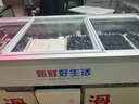 安淇爾（Anqier）臺(tái)式海鮮柜 臺(tái)面冷藏冰粉展示柜臥式燒烤店保鮮冰柜小型擺攤?cè)嗆嚳梢苿?dòng)冰箱 2.5米白三門270L臺(tái)式款-TCD-250T 電瓶供電可用（電瓶需自配） 曬單實(shí)拍圖