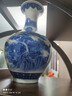 泥之戀景德鎮陶瓷器青花瓷花瓶花插擺件山水薄胎瓷瓶子中式客廳插花家居 賞瓶 曬單實(shí)拍圖