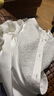 路施南雪紡無(wú)袖襯衫女春秋季純色韓版顯瘦上衣設計感通勤職業(yè)襯衣打底衫 米色CW0060 XL 曬單實(shí)拍圖