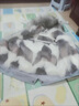 G.duck兒童派克服女童26冬季新款可拆卸仿皮草內膽男童寶寶棉服加厚外套 藍色外殼+灰白狐貍毛 棉袖子 140 曬單實(shí)拍圖